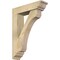 Ekena Millwork Legacy Traditional Rough Sawn Bracket w/ Offset Brace, Douglas Fir, 6"W x 22"D x 30"H BKT0604X22X30LEC01RDF - alternate 1